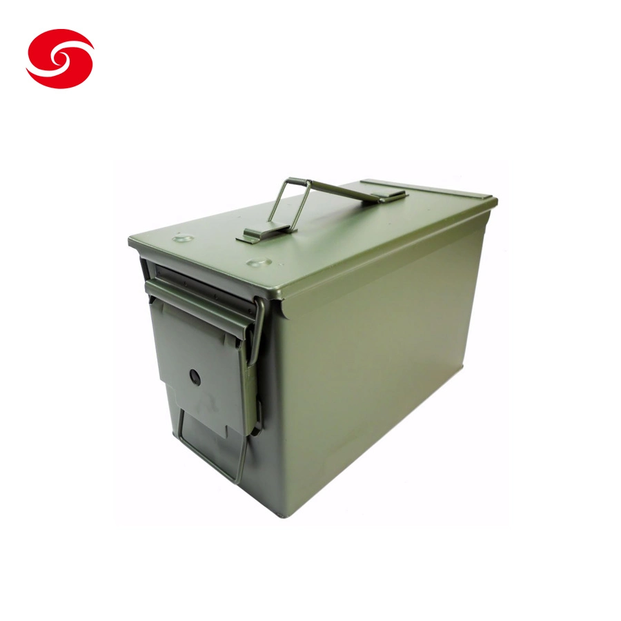 Green Army Standard M2a1 Gd1002 Metal Ammo Can Metal/Aipu Wholesale Waterproof Military Metal Ammo Can