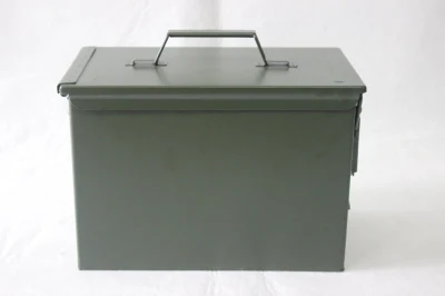 군용 금속 총알 상자 M2a1 탄약통 도구 상자