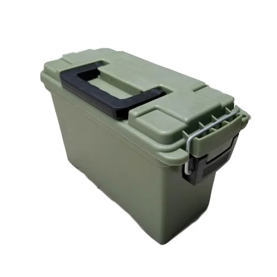 군 육군 플라스틱 탄약 상자 녹색 사냥 총알 상자